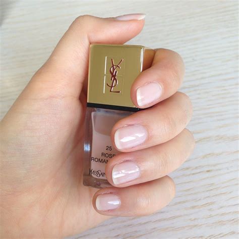 vernis rose romantique yves saint laurent|ysl la laque nail varnish.